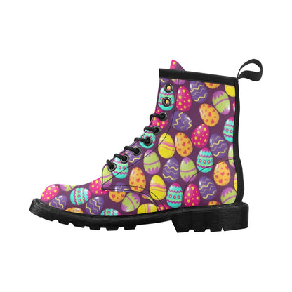 Easter Eggs Pattern Print Design RB04 Women's Boots