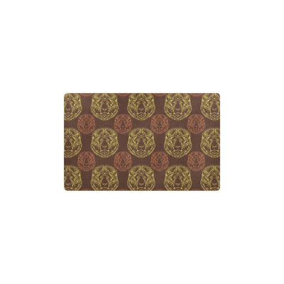 Lion Pattern Print Design 04 Kitchen Mat