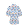 Bluebird Pattern Print Design 01 Women's Hawaiian Shirt