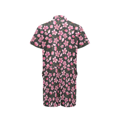 Apple blossom Pattern Print Design AB03 Men's Romper