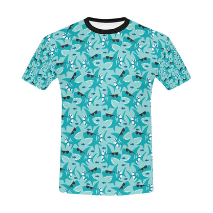 Shark Cute Print Design LKS302 Men's All Over Print T-shirt