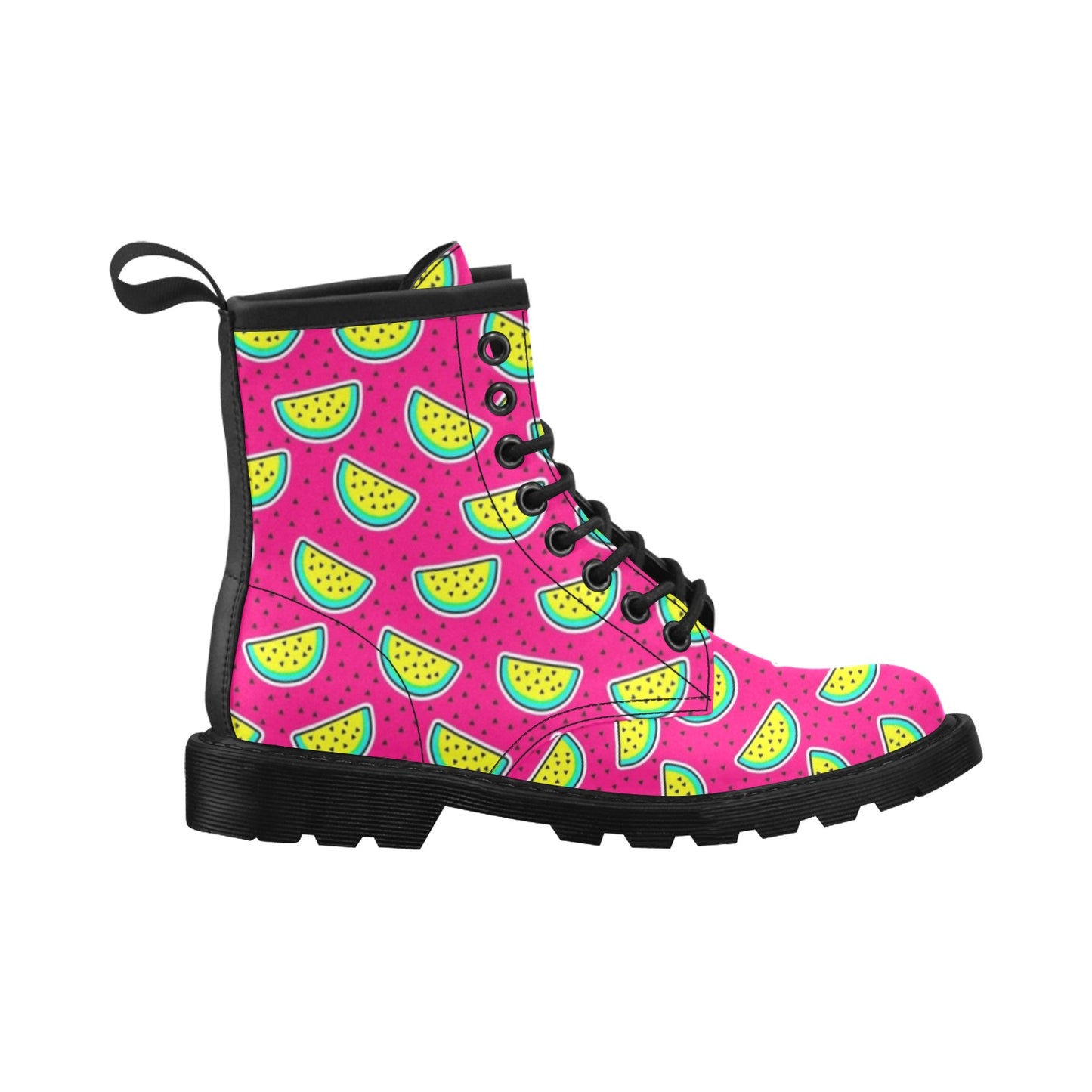 Watermelon Pattern Print Design WM04 Women's Boots
