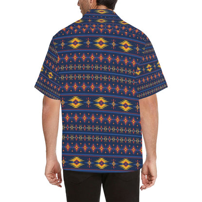 Southwest Pattern Print Design LKS306 Men's Hawaiian Shirt