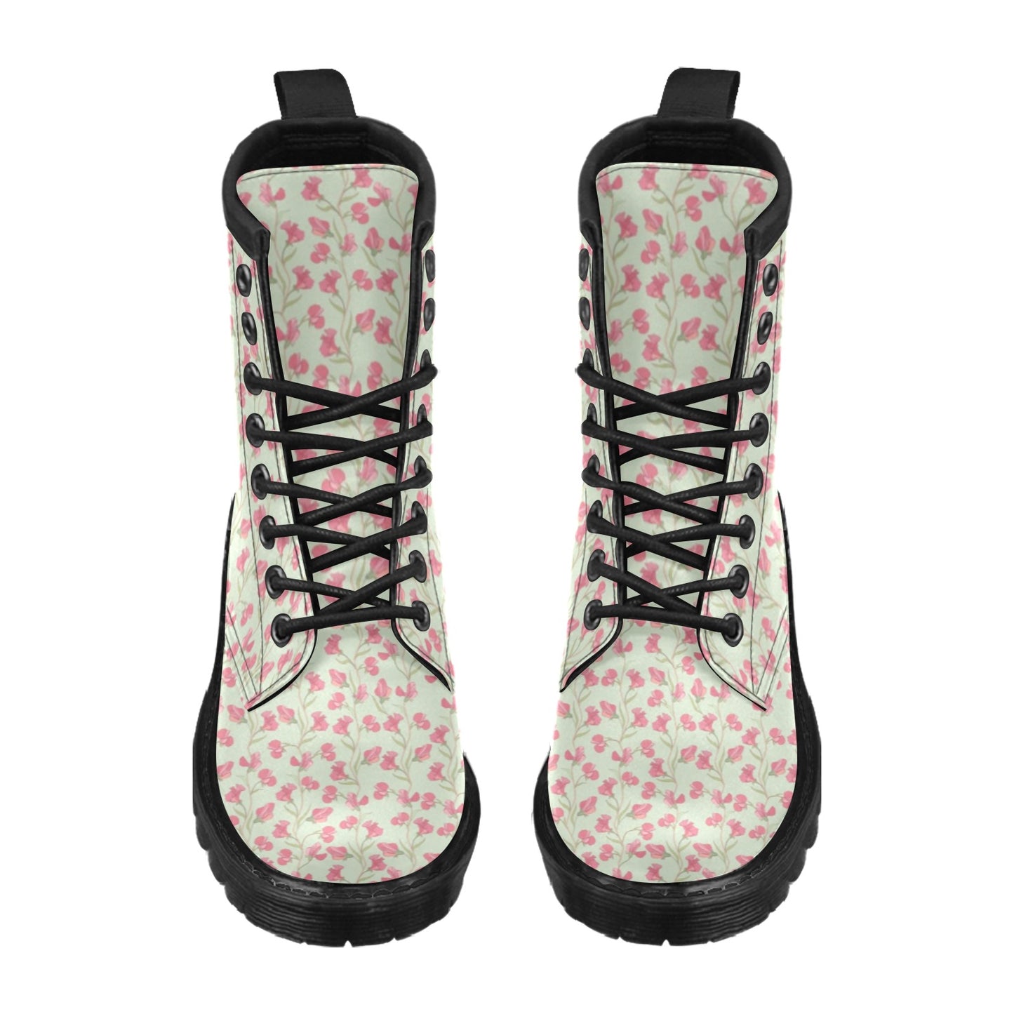 Sweet Pea Print Design LKS301 Women's Boots