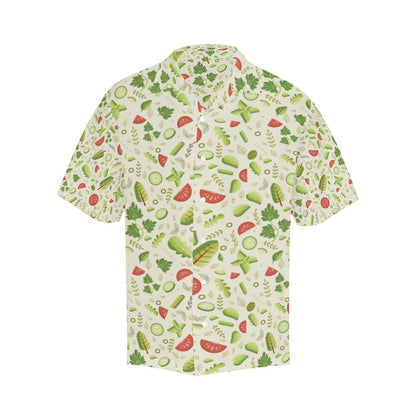 Salad Vegetable Print Design LKS302 Men's Hawaiian Shirt