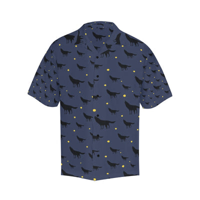 Wolf Print Design LKS301 Men's Hawaiian Shirt
