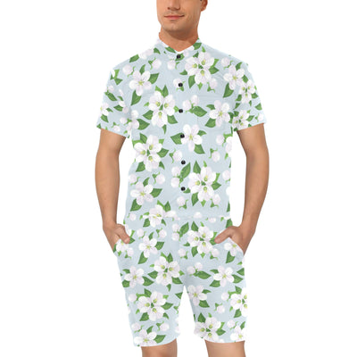 Apple blossom Pattern Print Design AB04 Men's Romper