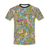 Hippie Print Design LKS301 Men's All Over Print T-shirt