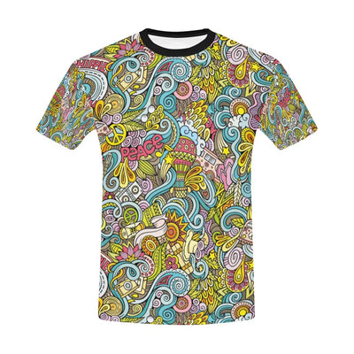 Hippie Print Design LKS301 Men's All Over Print T-shirt