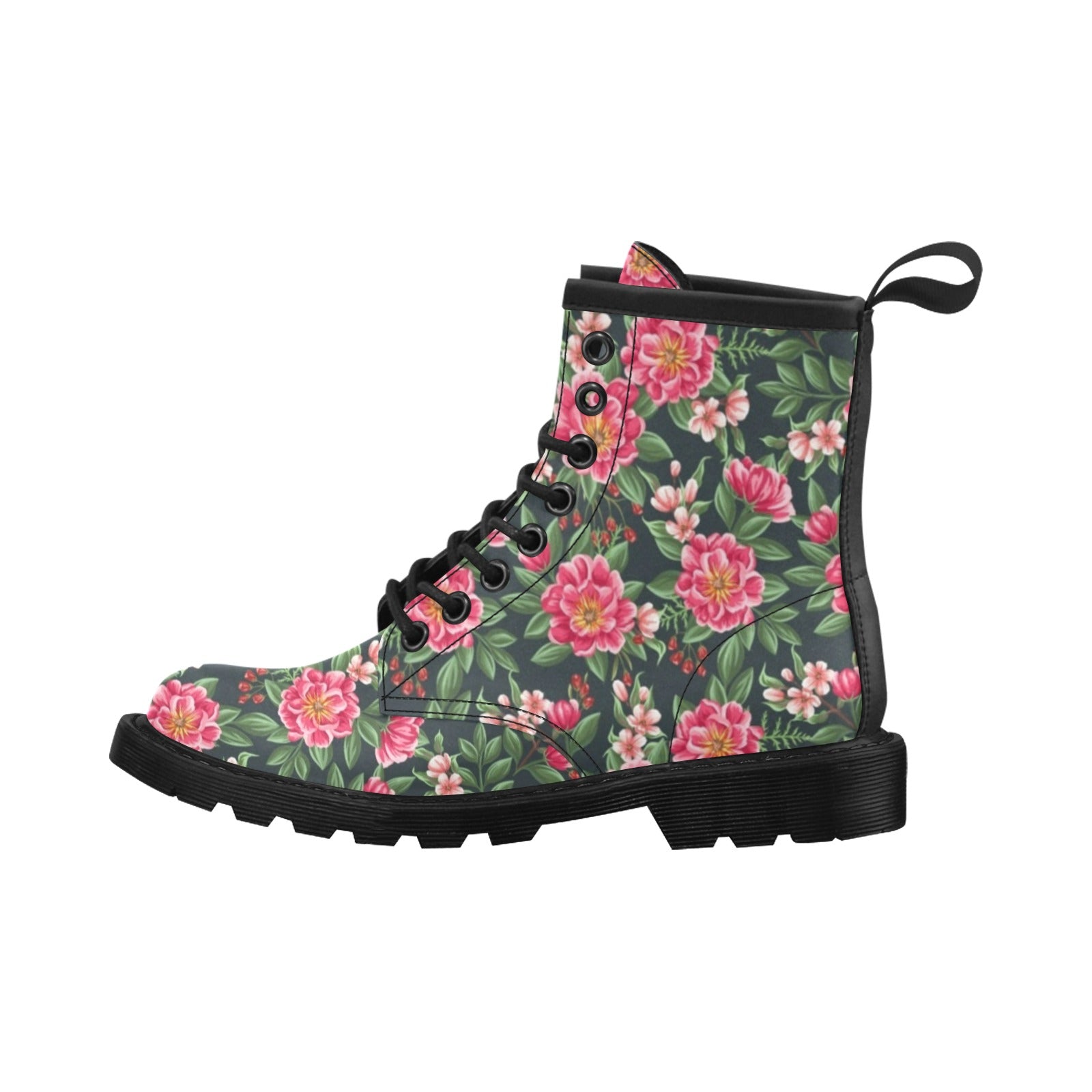 Summer Floral Pattern Print Design SF06 Women's Boots
