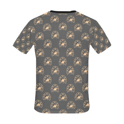 Horseshoe Print Design LKS306 Men's All Over Print T-shirt