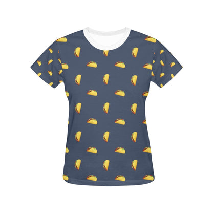 Taco Print Design LKS305 Women's  T-shirt