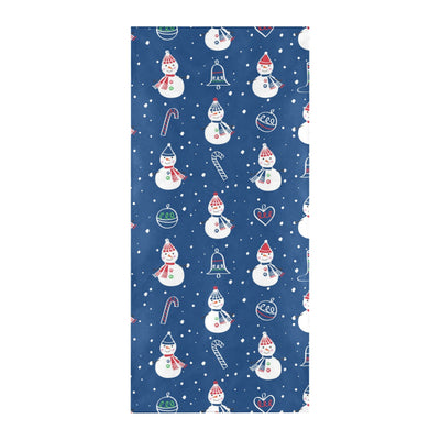 Snowman Print Design LKS306 Beach Towel 32" x 71"