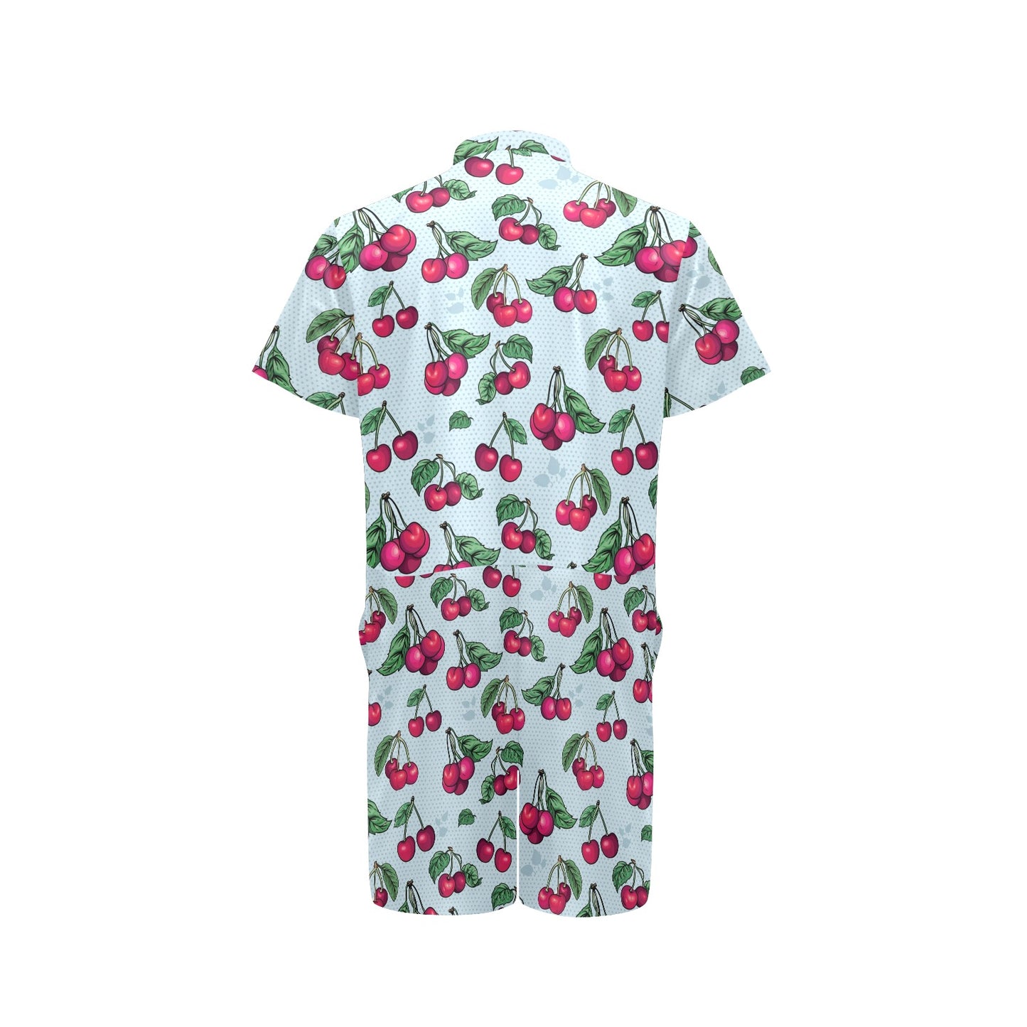 Cherry Pattern Print Design CH01 Men's Romper