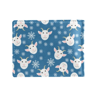 Goat Print Design LKS402 Men's ID Card Wallet