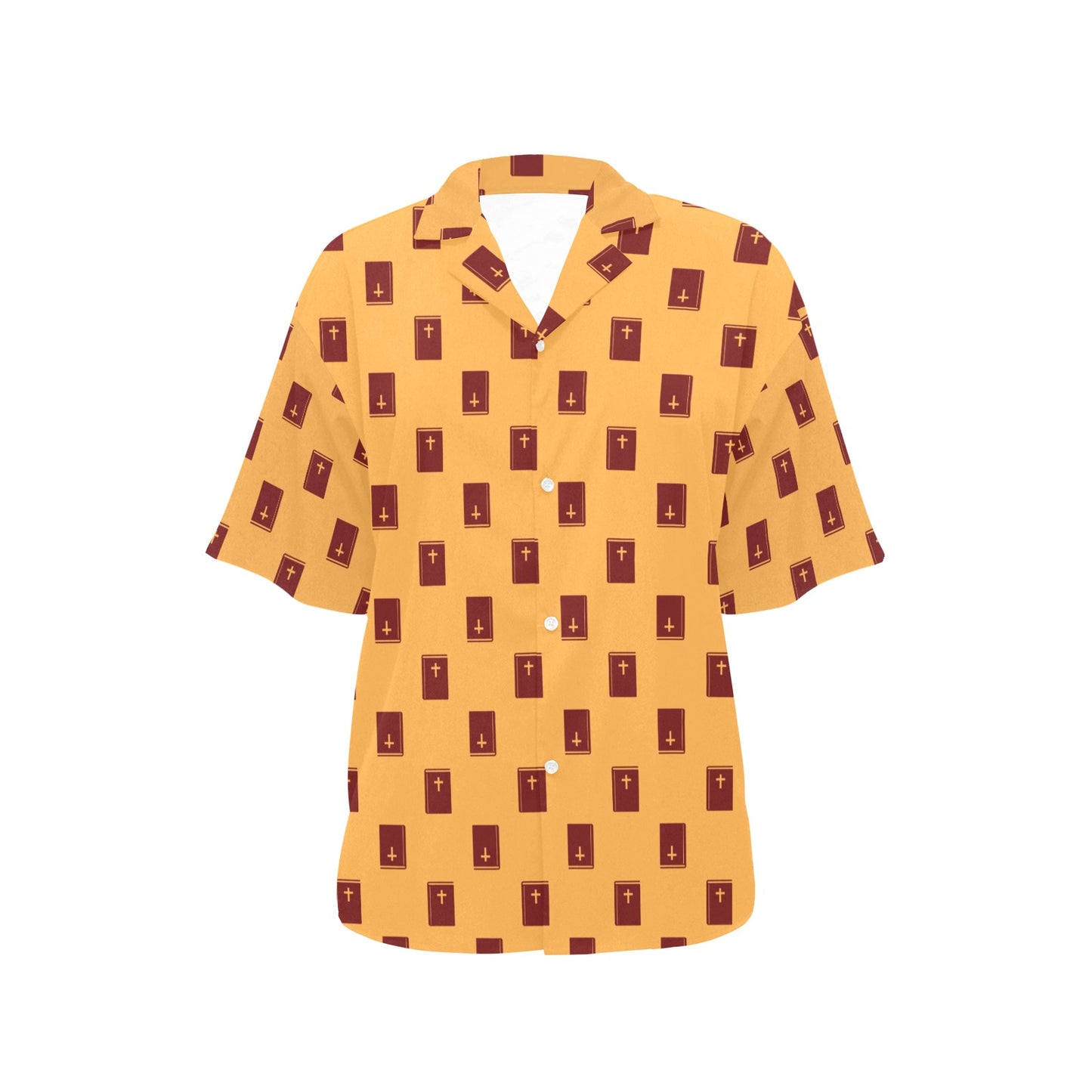 Bible Pattern Print Design 05 Women's Hawaiian Shirt