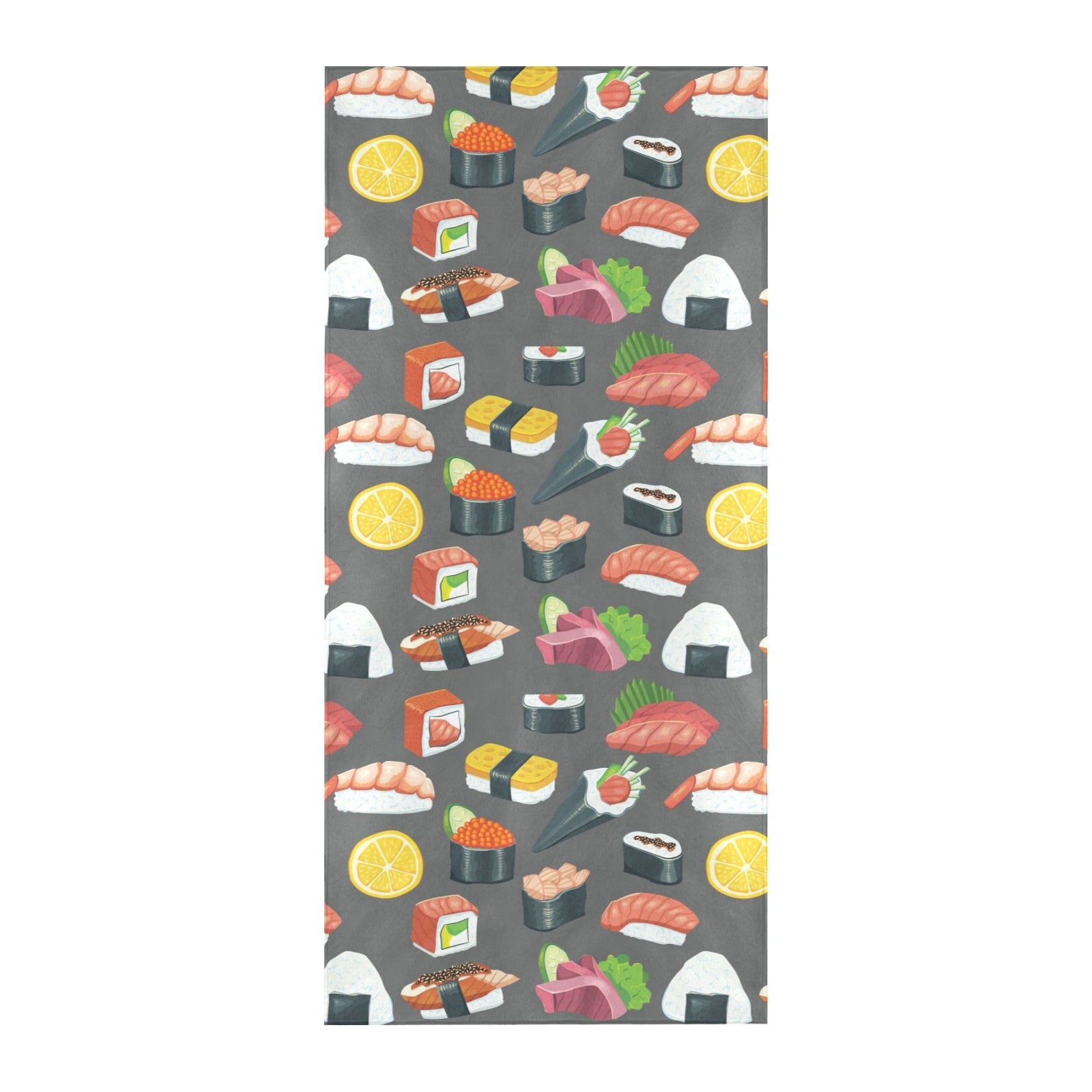 Sushi Print Design LKS302 Beach Towel 32" x 71"