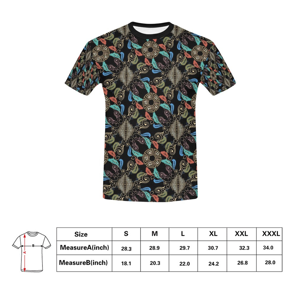 Ancient Greek Print Design LKS308 Men's All Over Print T-shirt