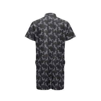 Horse Print Design LKS305 Men's Romper