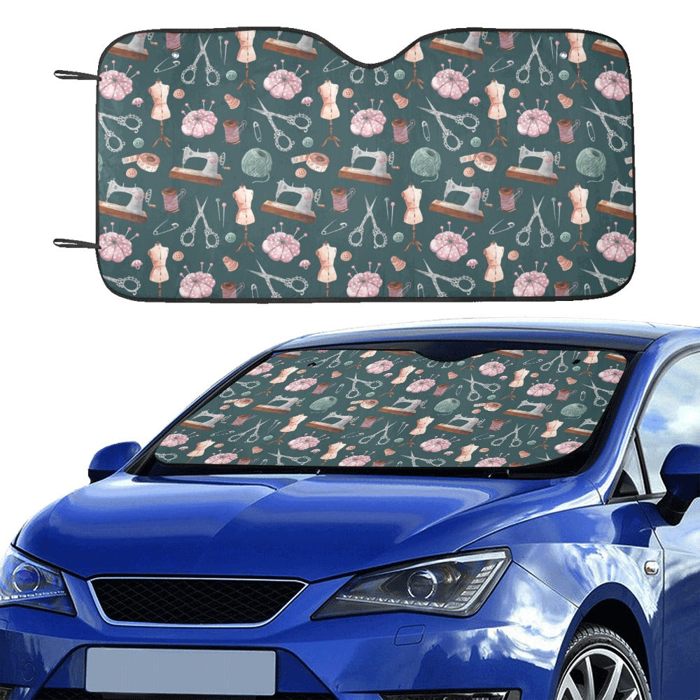 Sewing Equipment Print Design LKS307 Car front Windshield Sun Shade