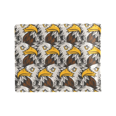 Eagles Head Pattern Men's ID Card Wallet