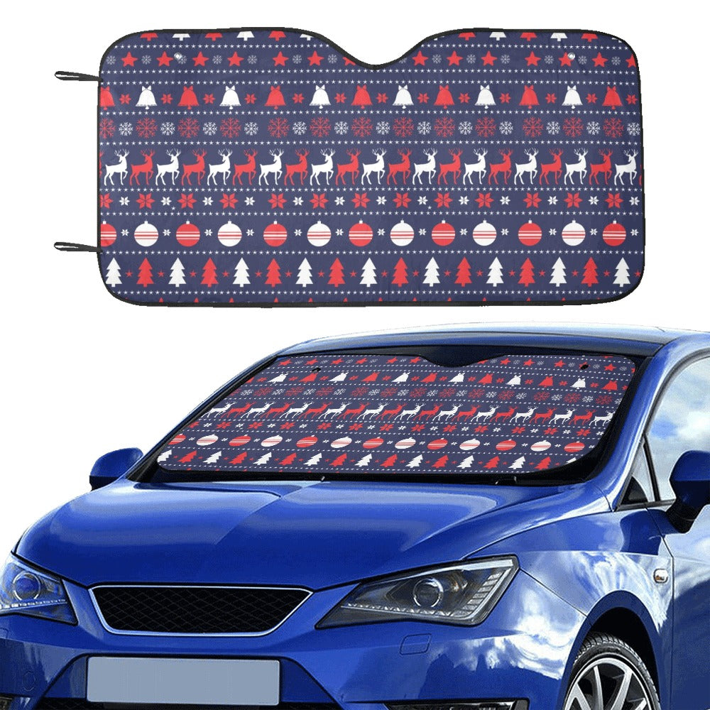 Reindeer Print Design LKS404 Car front Windshield Sun Shade