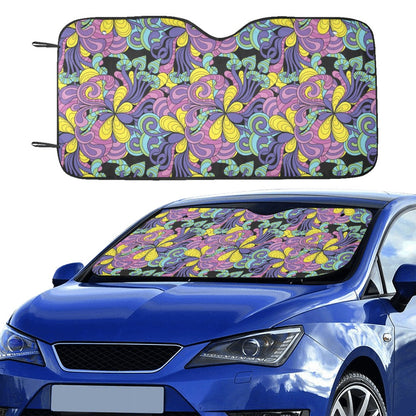 Trippy Print Design LKS305 Car front Windshield Sun Shade