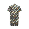 Camper marshmallow Camping Design Print Men's Romper