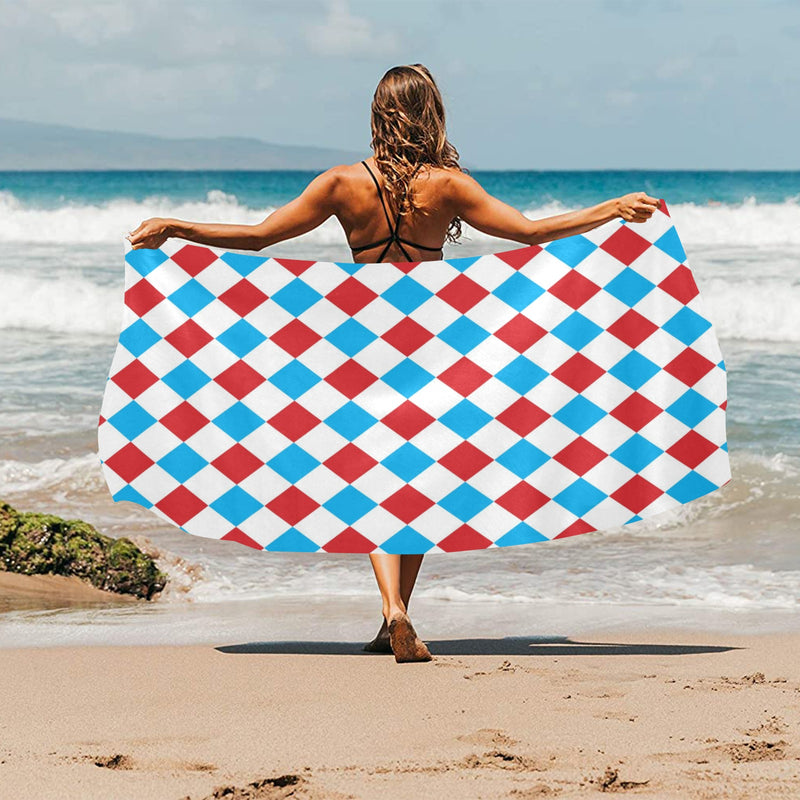 Harlequin Print Design LKS402 Beach Towel 32" x 71"