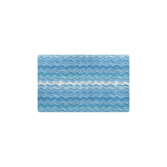 Wave Print Design LKS301 Kitchen Mat