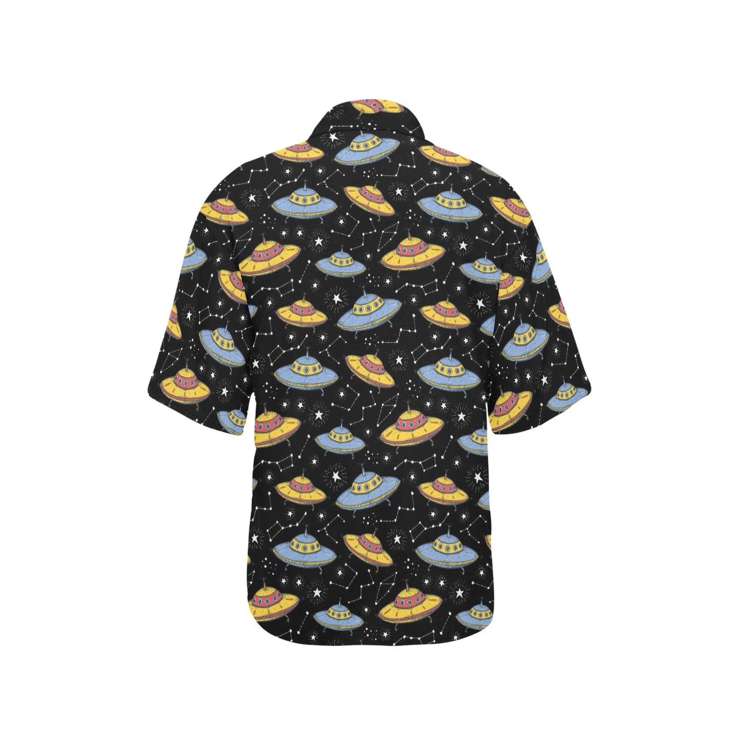 UFO Print Design LKS307 Women's Hawaiian Shirt