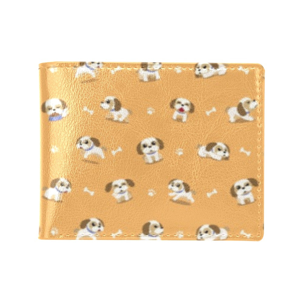 Shih Tzu Print Design LKS304 Men's ID Card Wallet