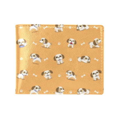 Shih Tzu Print Design LKS304 Men's ID Card Wallet