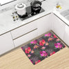 Hibiscus Pattern Print Design HB014 Kitchen Mat