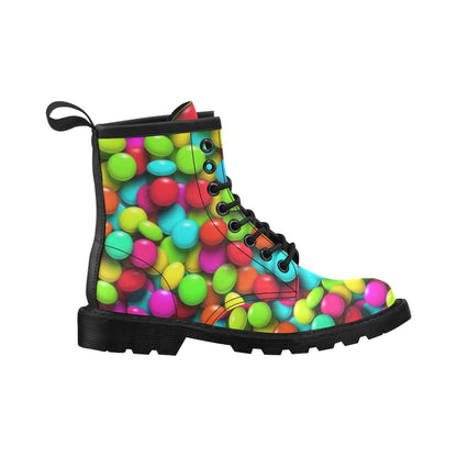Candy Pattern Print Design CA03 Women's Boots