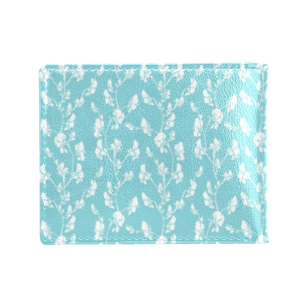 Sweet Pea Print Design LKS302 Men's ID Card Wallet