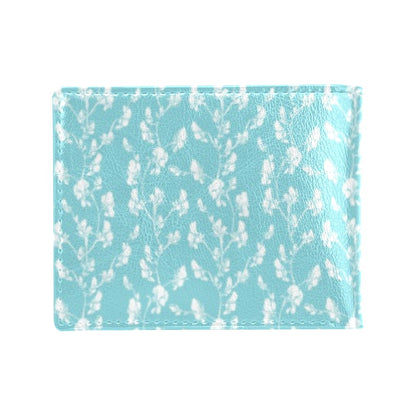 Sweet Pea Print Design LKS302 Men's ID Card Wallet