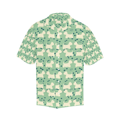 Scottish Terriers Print Design LKS302 Men's Hawaiian Shirt