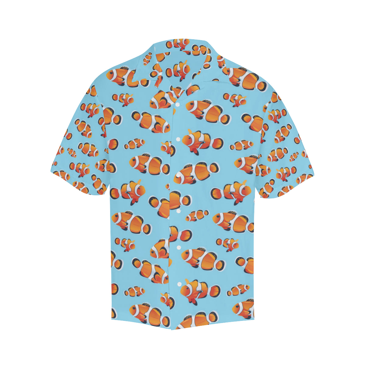Clownfish Pattern Print Design 01 Men's Hawaiian Shirt