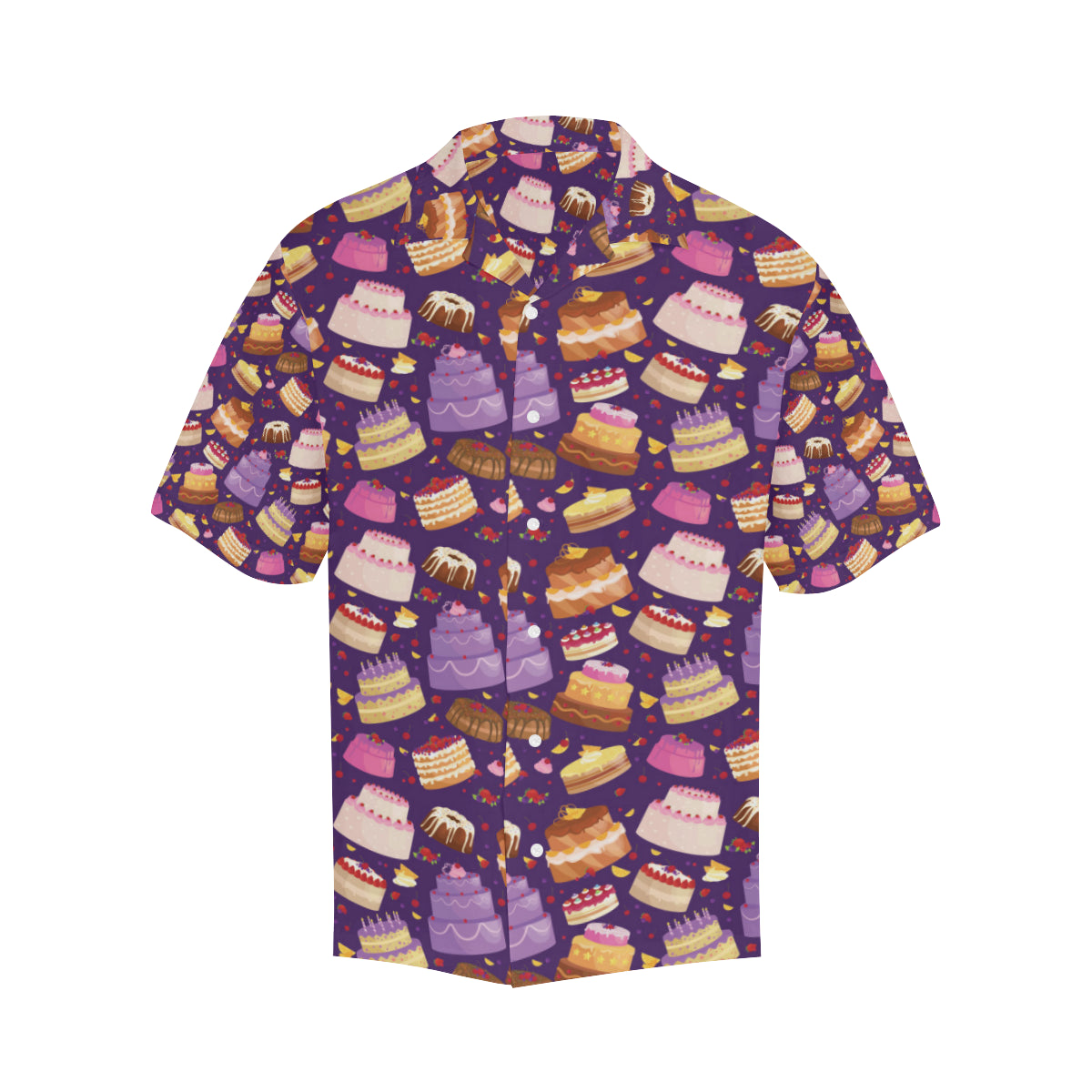 Cake Pattern Print Design 05 Men's Hawaiian Shirt