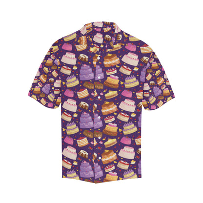 Cake Pattern Print Design 05 Men's Hawaiian Shirt