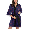 Bicycle Pattern Print Design 01 Women's Short Kimono