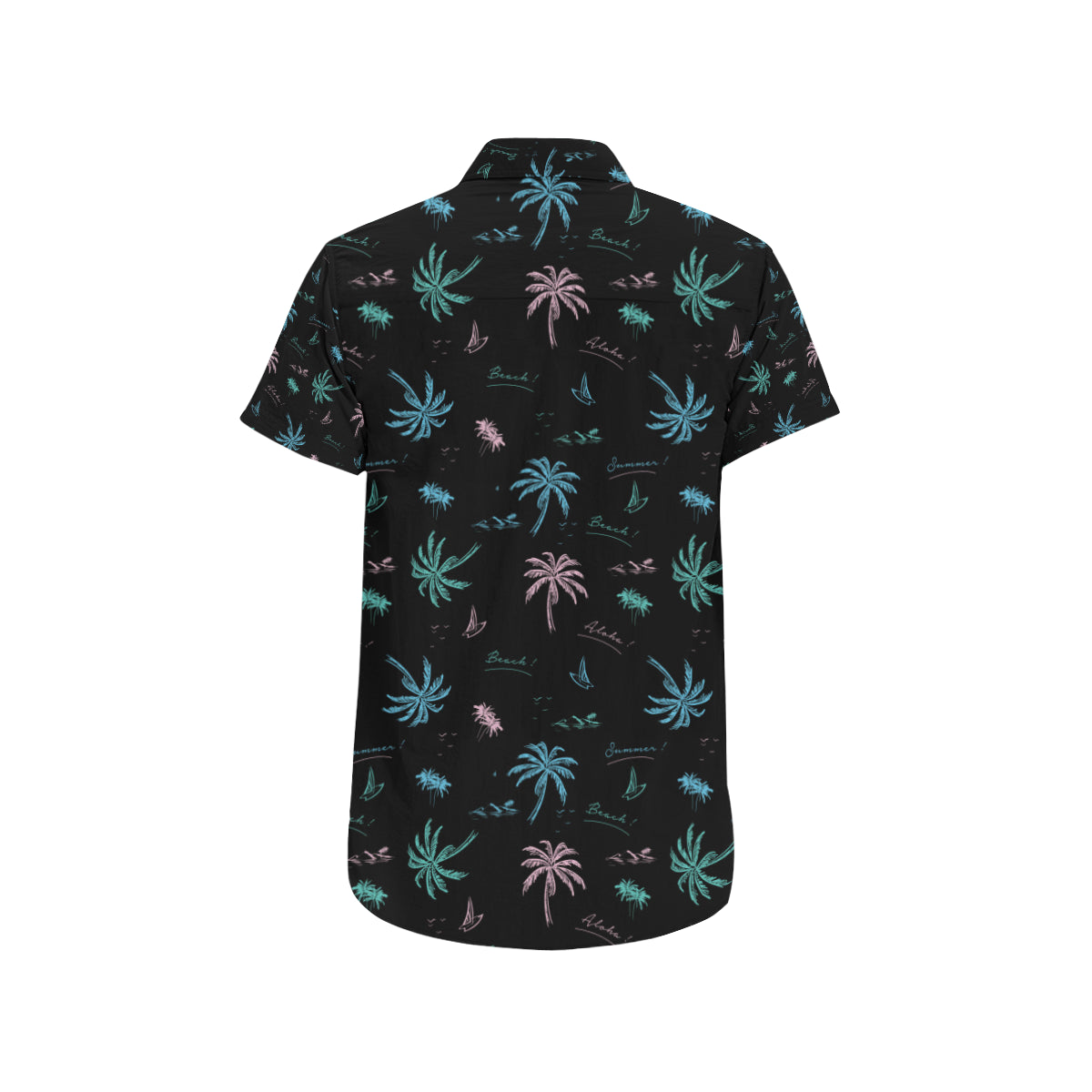 Aloha Hawaii Pattern Print Design 03 Men's Short Sleeve Button Up Shirt