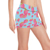 Strawberry Pattern Print Design SB04 Yoga Shorts