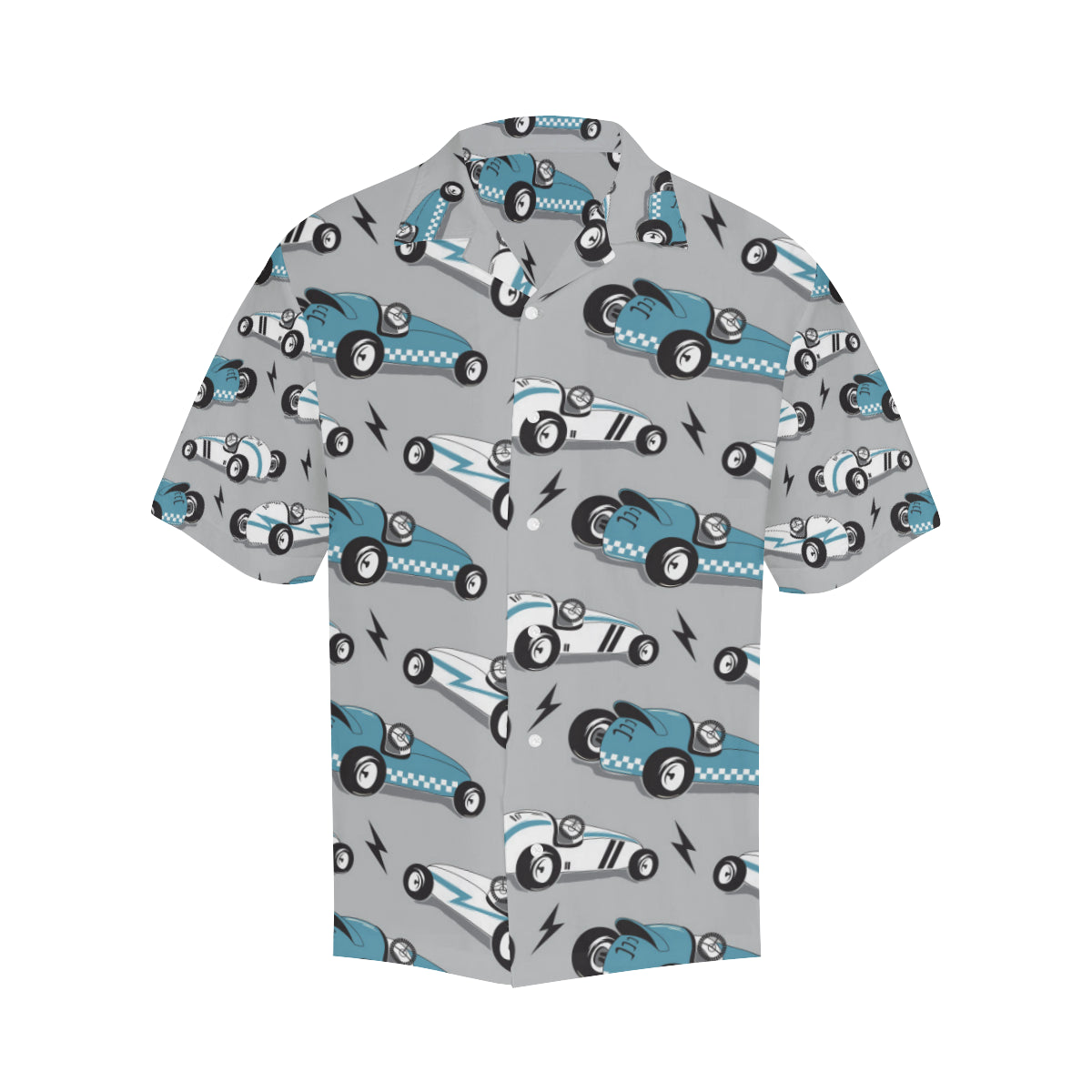 Racing Vintage Pattern Print Design A02 Men's Hawaiian Shirt