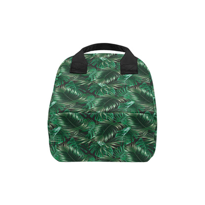Tropical Flower Pattern Print Design TF012 Insulated Lunch Bag