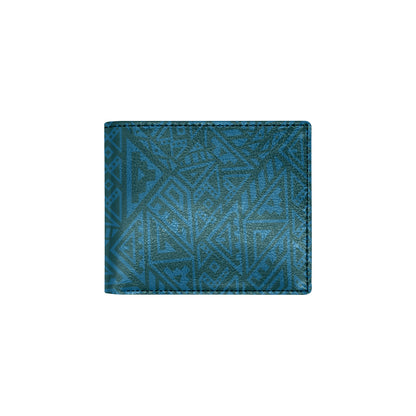 Maori Pattern Print Design 03 Men's ID Card Wallet