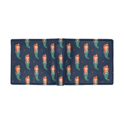 Mermaid Girl Pattern Print Design 01 Men's ID Card Wallet