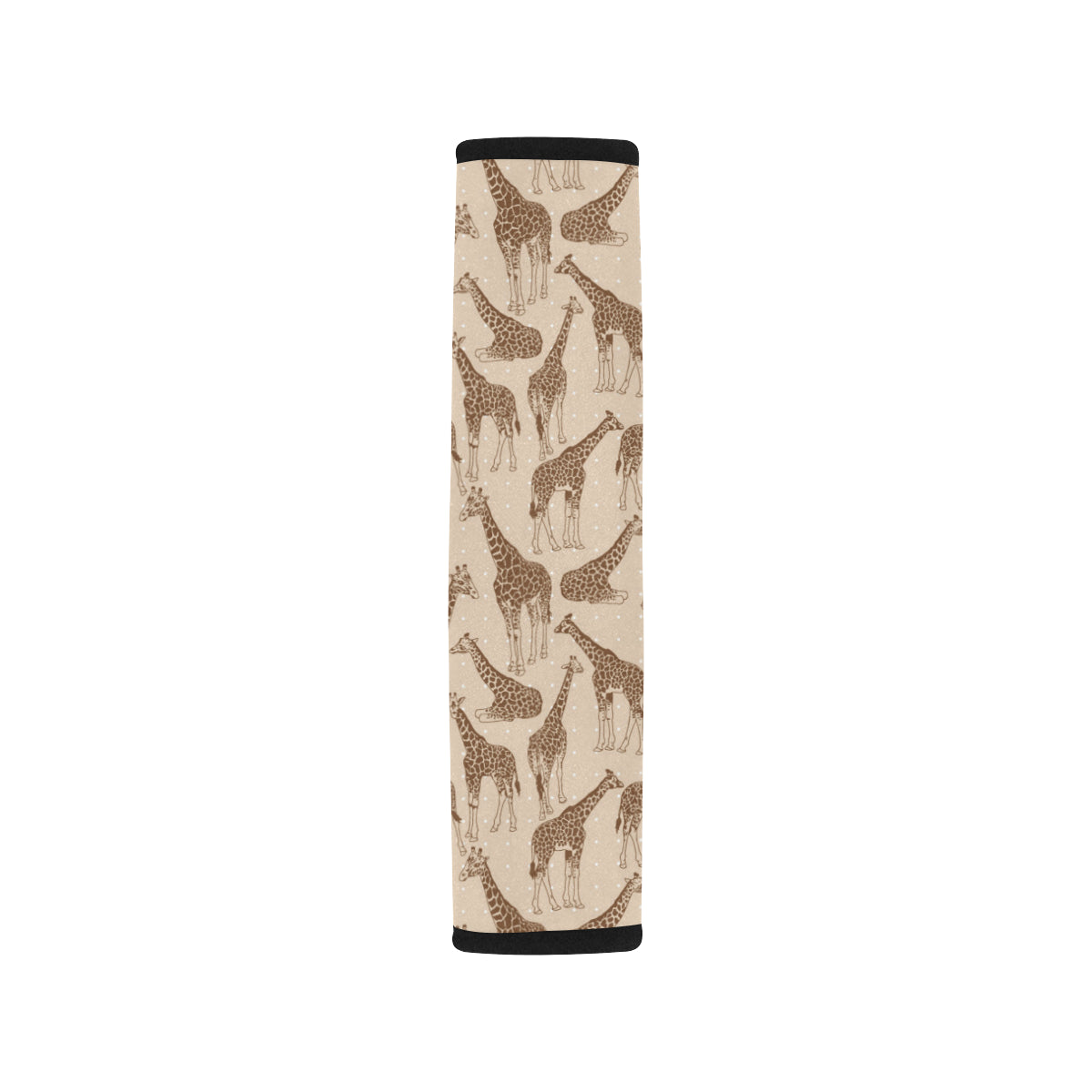 Giraffe Pattern Design Print Car Seat Belt Cover