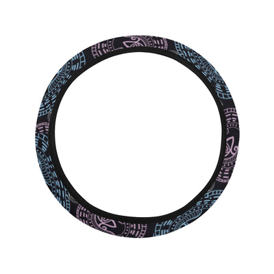 Eye of Horus Ethnic Pattern Steering Wheel Cover with Elastic Edge